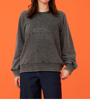 パウダーウォッシュプリントスウェット