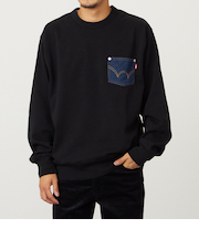 デニムポケットスウェット