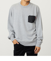 デニムポケットスウェット
