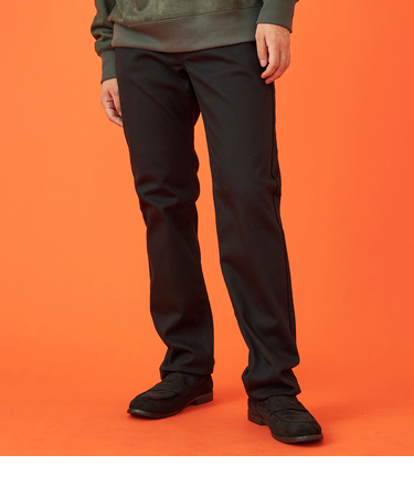 【暖】ストレートデニムパンツ 防風