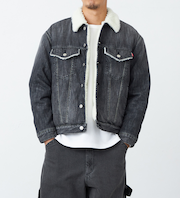 ボアデニムジャケット