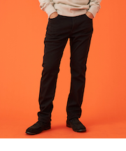 【暖】タイトストレートデニムパンツ