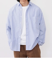 ストライプビッグシャツ【長袖】