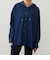 フード付きデニムシャツ（長袖）