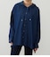 フード付きデニムシャツ（長袖）