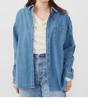 ベーシック デニムワークシャツ（長袖）