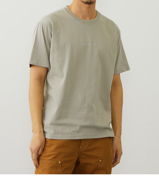 ロゴ刺繍 半袖Tシャツ