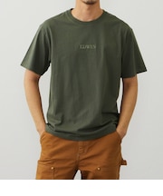 ロゴ刺繍 半袖Tシャツ