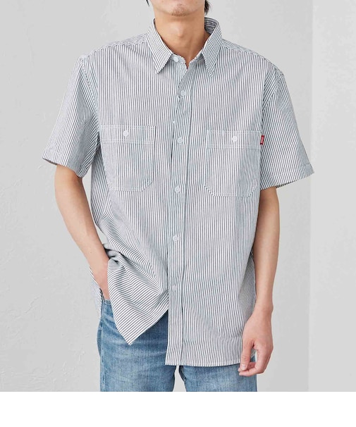 ベーシック 半袖ワークシャツ