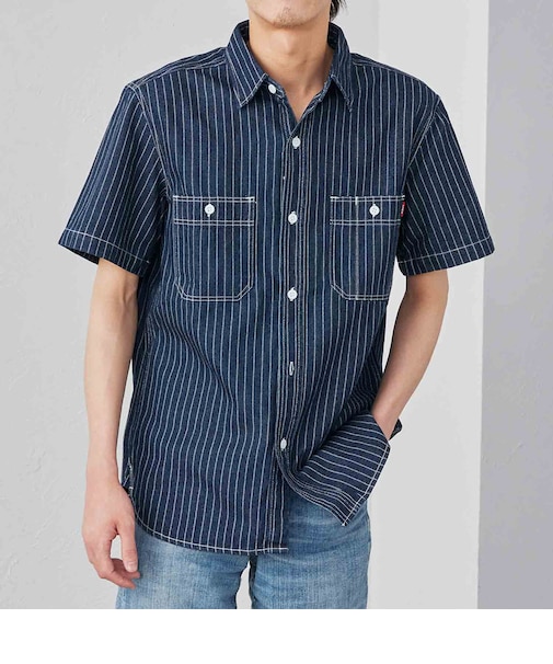 ベーシック 半袖ワークシャツ