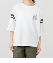 フットボールプリントTシャツ