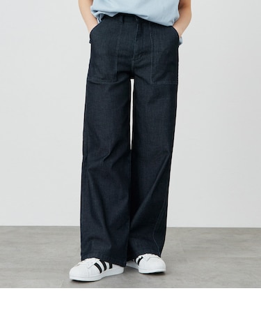 イージーセミワイドベイカーパンツ