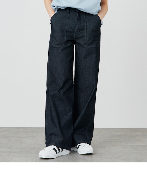 イージーセミワイドベイカーパンツ