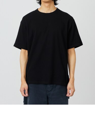 ワッフル素材 半袖Tシャツ