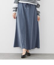 ウォッシュド スウェットスカート