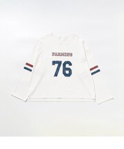長袖 ナンバリング フットボールTシャツ