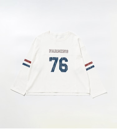 長袖 ナンバリング フットボールTシャツ