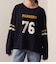 長袖 ナンバリング フットボールTシャツ