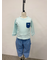 キッズデニムポケット長袖Tシャツ