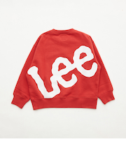 [110cm-150cm]キッズ バックビッグロゴスウエット