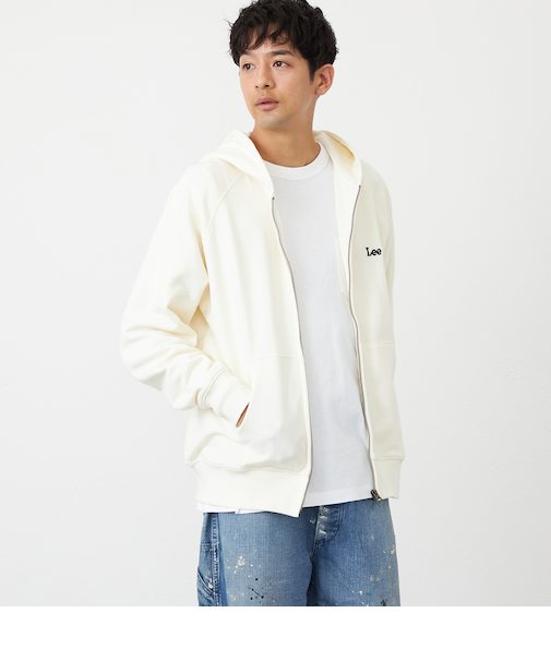 ジップアップパーカー