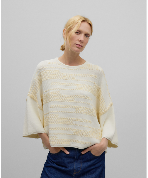 エクルージャカードニット