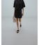 ブラックフリルミニスカート