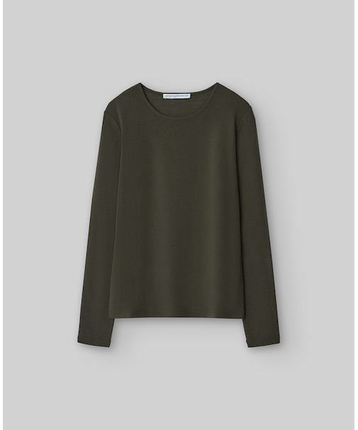 メリノウールのロングスリーブTシャツ