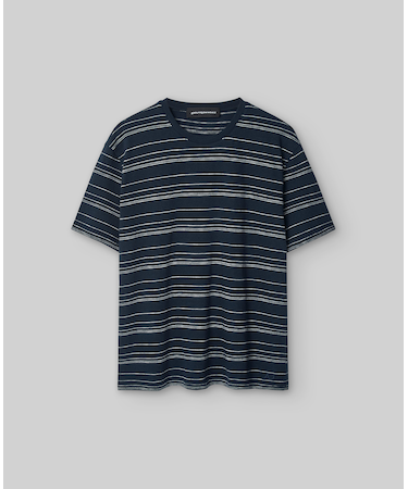 コットンストライプTショート
