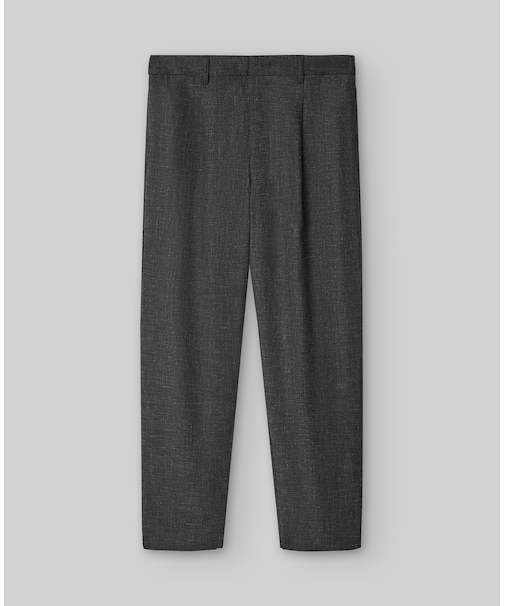 メランジグレー リラックスフィットパンツ