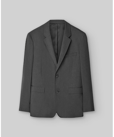 レギュラーフィットのテーラード・ブレザー