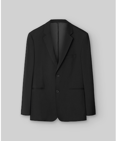 ブラックスリムフィットブレザー