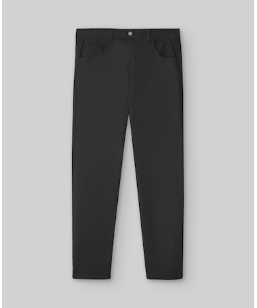 チャコールグレーデニムパンツ