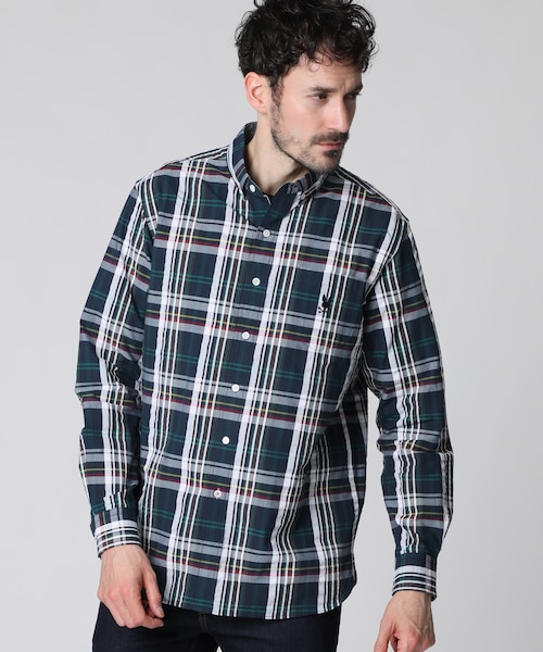 シアサッカー マドラスチェック シャツ｜サイコバニーのアウトレット