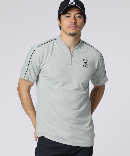 PSYCHO BUNNY [GOLF] ハーフジップ ヘンリーネックTシャツ GOLF] ハーフジップ ヘンリーネックTシャツ｜サイコバニーの