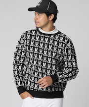 [GOLF]ジャガード 　ニット