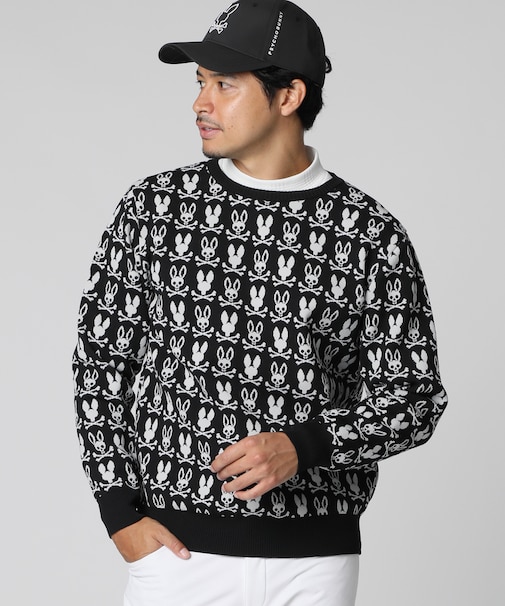 [GOLF]ジャガード 　ニット