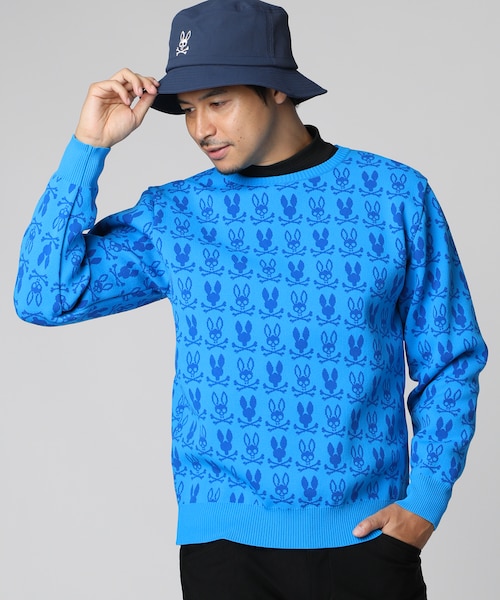 GOLF] 4カラーBUNNY パディング ニットブルゾン｜サイコバニーの