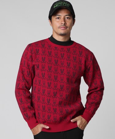 [GOLF]ジャガード 　ニット