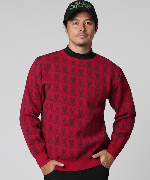 [GOLF]ジャガード 　ニット