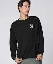 ワンポイント カラーバニー 　ロングスリーブTシャツ