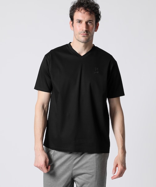 シルケットスムース 　Vネック Tシャツ