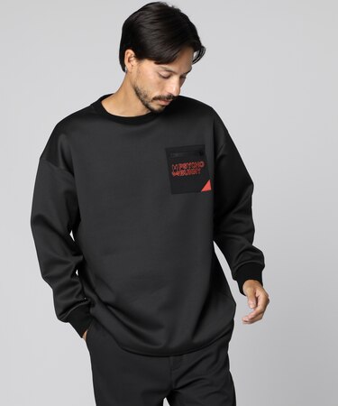 アウトラインデザインポケット　ダンボール スウェット