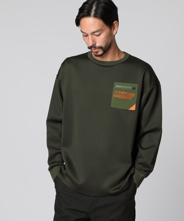 アウトラインデザインポケット　ダンボール スウェット