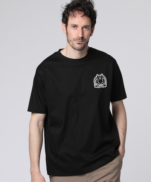 ラバーロゴ シルケットスムース Tシャツ