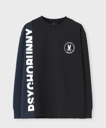 HEAT EFFECT TRICOT カラー切替 　ロングスリーブ Tシャツ