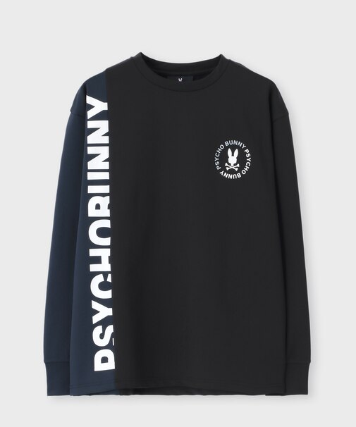 HEAT EFFECT TRICOT カラー切替 　ロングスリーブ Tシャツ