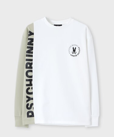 HEAT EFFECT TRICOT カラー切替 　ロングスリーブ Tシャツ