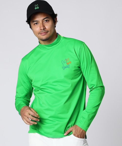GOLF]マイクロ裏メッシュ 長袖モックネック｜サイコバニーの