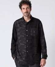 カモフラジャガード 　パネルシャツ